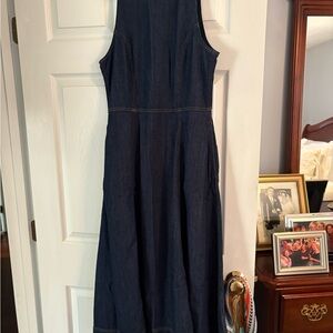 Reformation Denim Pippa Midi Dress